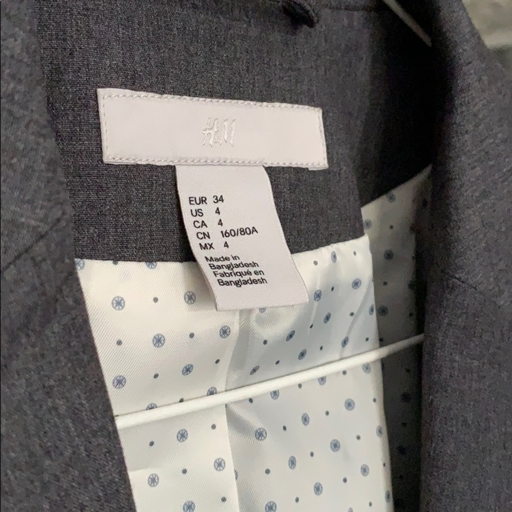 Gray suit jacket - Picture 2 of 3